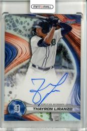 2024 Bowman's Best Thayron Liranzo Best of 2024 Autographs Refractor Detroit Tigers