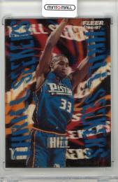 1996-97 FLEER Thrill Seekers #4  Grant Hill Detroit Pistons