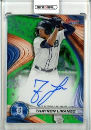 2024 Bowman's Best Thayron Liranzo Best of 2024 Autographs Green Refractor【05/99】 Detroit Tigers