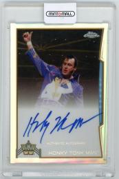 2014 TOPPS Chrome WWE Autograph Refractor Honky Tonk Man 24/50