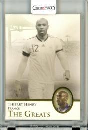 2013 Futera World Football Unique Thierry Henry #110 France