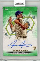 2022 Topps Inception Aaron Ashby Rookie and Emerging Stars Autographs Green【090/125】 Milwaukee Brewers