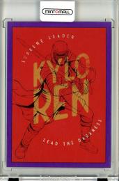 2019 Topps Star Wars Rise Of Skywalker  Kylo Ren CR2 Crush the Resistance Purple Parallel 145/199