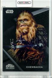 2022 Topps Chrome Black Star Wars  Chewbacca #6 Base