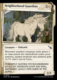 【MKM】【ENG】【Foil】《近隣の守護者/Neighborhood Guardian》特別版