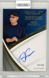 2018 Panini Immaculate Collection Terry Francona Immaculate Signatures【40/49】 Clevland Guardians