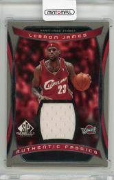 2004-05 UPPER DECK SP Game Used LeBron James Authentic Fabrics #LJ Cleveland Cavaliers