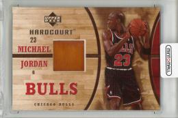 2006-07 UPPER DECK Hardcourt Michael Jordan Game Floor # Chicago Bulls