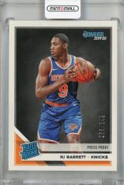 2019-20 Panini Donruss RJ Barrett Rated Rookie Silver #203 ※初期傷あり【263/349】 New York Knicks