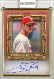 2024 Topps Gilded Collection Scott Rolen Gold Framed Hall of Famers Autographs Rose Gold【42/50】 Philadelphia Phillies