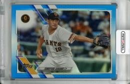 2021 Topps NPB 読売ジャイアンツ 菅野智之 Base Blue Foil (パラレル版) 10/50