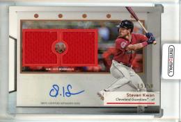 2024 Topps Museum Collection Steven Kwan Signature Swatches Dual Relic Autographs Copper【19/50】 Cleveland Guardians