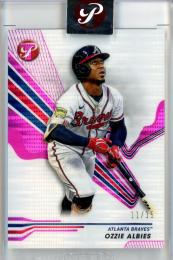 2024 Topps Pristine Ozzie Albies Pink Pristine Refractors【11/15】 Atlanta Braves