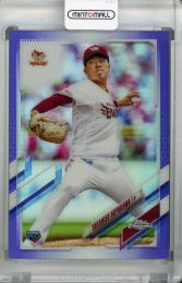 2021 Topps NPB Chrome 東北楽天ゴールデンイーグルス 早川隆久 Base Purple Reeractor (RC) (パラレル版) 073/299