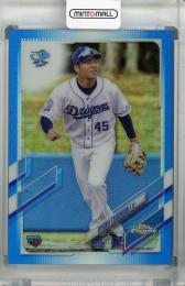 2021 Topps NPB Chrome 中日ドラゴンズ 土田龍空 Base Blue Reeractor (RC) (パラレル版) 035/150