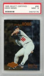 1995 PINNACLE Select Certified Hideo Nomo #98 RC【PSA9】 Los Angeles Dodgers