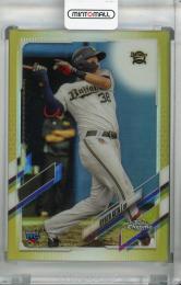 2021 Topps NPB Chrome オリックスバファローズ 来田涼斗 Base Gold Reeractor (RC) (パラレル版) 19/50