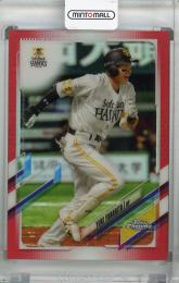 2021 Topps NPB Chrome 福岡ソフトバンクホークス 柳田悠岐 Base Red Reeractor (パラレル版) (1stナンバー!) 1/5