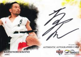 2018 BBM INFINITY 総合格闘技 菊野克紀 直筆サインカード 79枚限定 /31