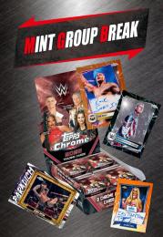 MINT GROUP BREAK グループブレイク 2025 TOPPS CHROME WWE HOBBY 3ボックス #2【ランダムパック式】