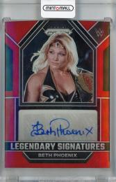 2023 Panini Prizm WWE  Beth Phoenix Legendary Signatures Red(パラレル版) 52/99