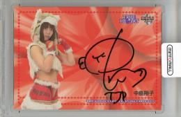 2017 BBM 女子プロレス TRUE HEART 直筆サインカード / 中島翔子 【19/95】