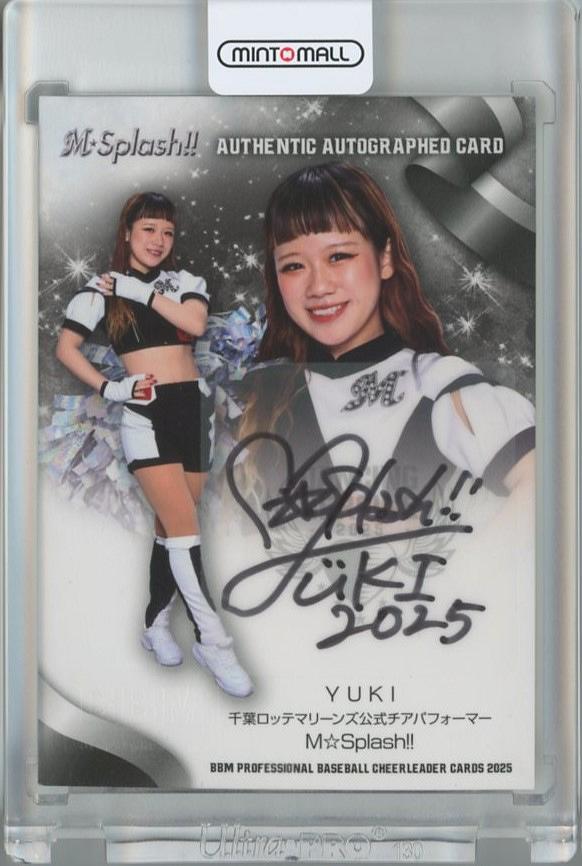 ミントモール / MINT 千葉店 / BBM チアリーダー 2025 YUKI 直筆サイン