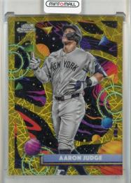 2025 Topps Cosmic Chrome Aaron Judge Gold Interstellar Refractors #185【16/50】 New York Yankees