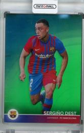2021-22 Topps FC Barcelona Team Set  Sergino Dest Base Players Neon Green(パラレル版) 70/75