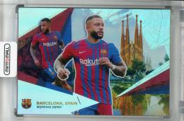 2021-22 Topps FC Barcelona Team Set  Memphis Depay Base Our City Rainbow(パラレル版) 234/275