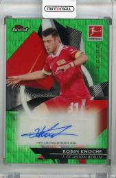 2020-21 Topps Finest Bundesliga 1.FC UNION BERLIN Robin Knoche Base Autographs Green Wave(パラレル版) 11/30