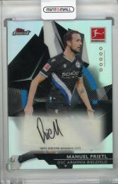 2020-21 Topps Finest Bundesliga DSC ARMINIA BIELEFELD Manuel Prietl Base Autographs