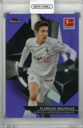 2020-21 Topps Finest Bundesliga BORUSSIA MONCHENGLADBACH Florian Neuhaus Base Purple(パラレル版) 098/250