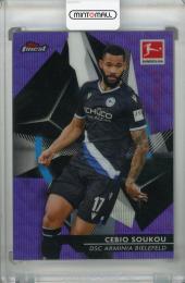 2020-21 Topps Finest Bundesliga DSC ARMINIA BIELEFELD Cebio Soukou Base Purple Wave(パラレル版) 226/250