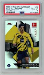 2020-21 Topps Finest Bundesliga Jude Bellingham RC/Refractor/#32【PSA10】 Borussia Dortmund