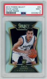 2014-15 Panini Select Zach Lavine Silver Prizm/RC/#84【PSA9】 Minnesota Timberwolves