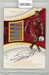 2017 Panini Immaculate Collection David Alaba Boot Signatures Gold Parallels(ON CARD)【2/5】 FC Bayern Munich