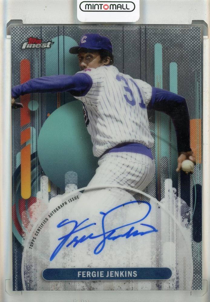 ミントモール / MINT 池袋店 / 2025 Topps Finest Fergie Jenkins Autographs #FAFJ  Chicago Cubs オーシャンフィッシュ フレッシュブルー スモール ラッキーフェザー ポストカードセット サンキューカード メーリングサイド 20枚