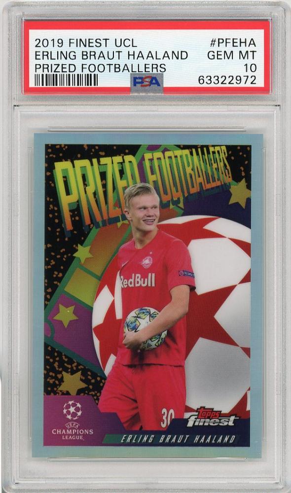 ミントモール / MINT 梅田店 / 2019 TOPPS Finest UEFA Champions League Erling Braut  Haaland Prized Footballers PSA 10 GEM MT