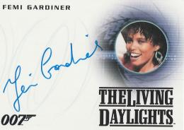 2017 RITTENHOUSE James Bond Archives Final Edition 40th Anniversary Style Autograph / Femi Gardiner