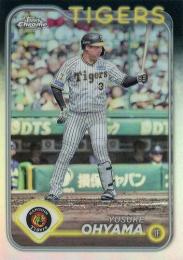 2024 TOPPS Chrome NPBプロ野球 #52 大山悠輔(阪神) リフラクターパラレル版 レギュラーカード