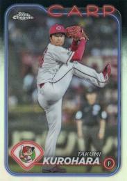 2024 TOPPS Chrome NPBプロ野球 #169 黒原拓未(広島) リフラクターパラレル版 レギュラーカード