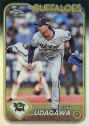 2024 TOPPS Chrome NPBプロ野球 #170 宇田川優希(オリックス) リフラクターパラレル版 レギュラーカード