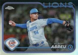 2024 TOPPS Chrome NPBプロ野球 #181 A.アブレイユ(西武) リフラクターパラレル版 レギュラーカード
