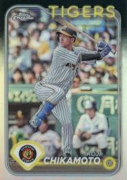 2024 TOPPS Chrome NPBプロ野球 #190 近本光司(阪神) リフラクターパラレル版 レギュラーカード