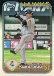 2024 TOPPS Chrome NPBプロ野球 #207 山川穂高(ソフトバンク) リフラクターパラレル版 レギュラーカード