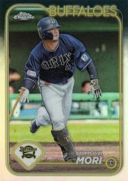 2024 TOPPS Chrome NPBプロ野球 #208 森友哉(オリックス) リフラクターパラレル版 レギュラーカード