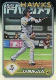 2024 TOPPS Chrome NPBプロ野球 #209 柳田悠岐(ソフトバンク) リフラクターパラレル版 レギュラーカード