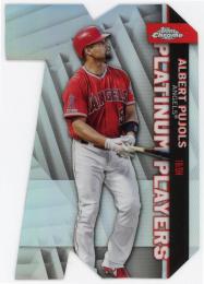 2021 Topps Chrome Update Platinum Player Die Cuts #CPDC25 Albert Pujols