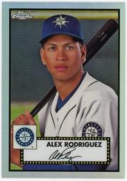 2021 Topps Chrome Platinum Anniversary Refractors #689 Alex Rodriguez